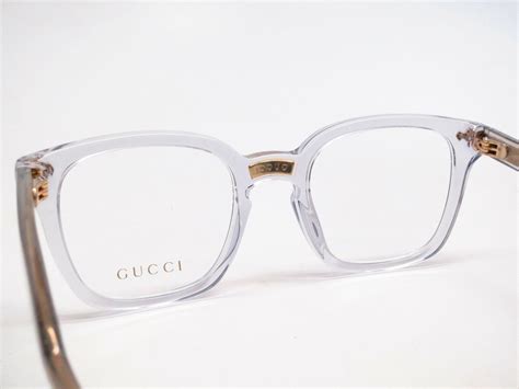 transparent Gucci glasses